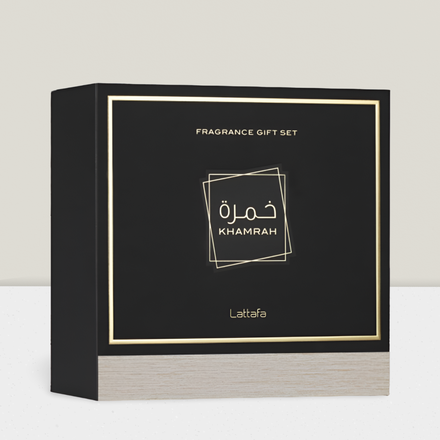 Lattafa - Khamrah 100ml EDP + Haarspray 50ml + 12ml Reisespray Geschenkeset Gift Set Bundle