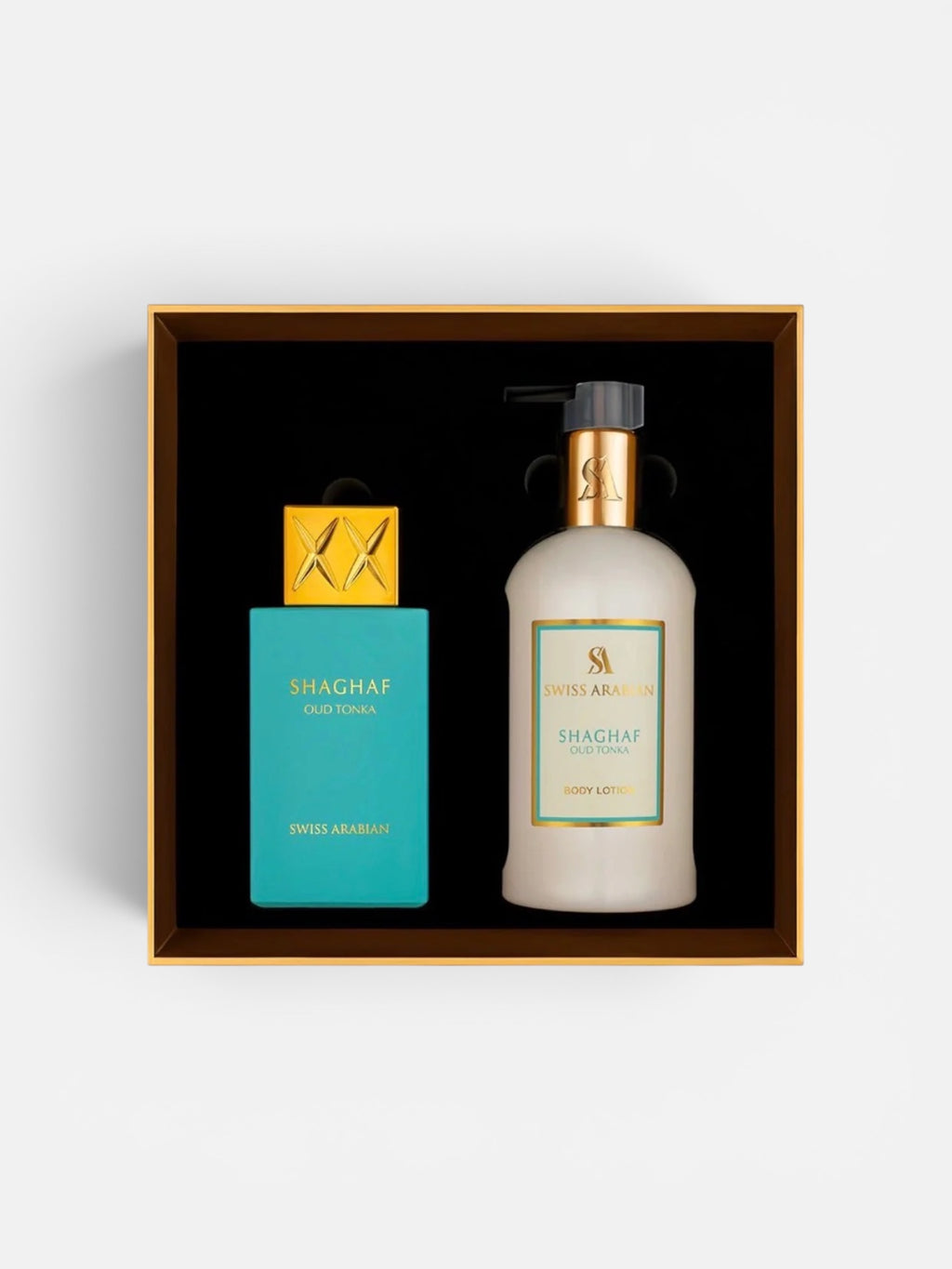 Swiss Arabian - Shaghaf Oud Tonka Eau de Parfum + Bodylotion Geschenkeset