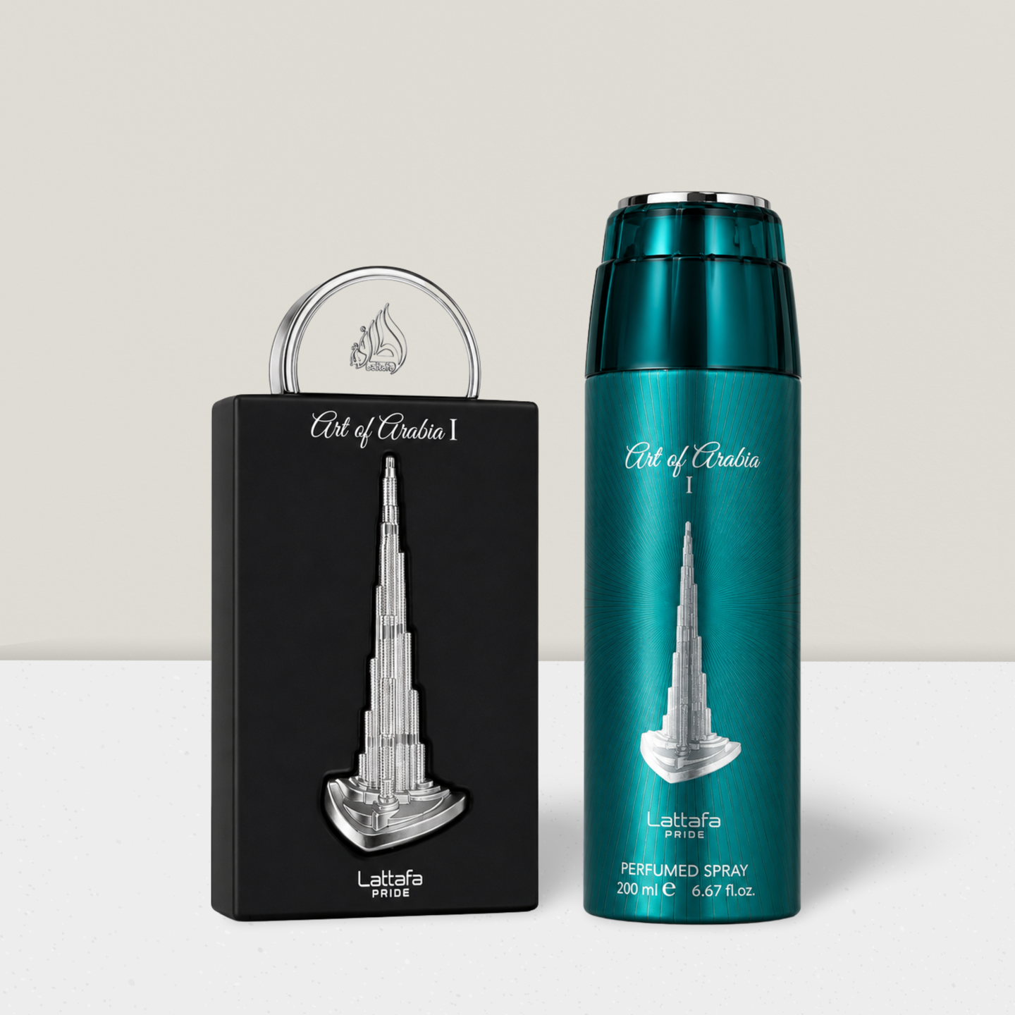 Lattafa - Pride Art of Arabia I Bundle – Eau de Parfum + Deodorant Spray 200 ml