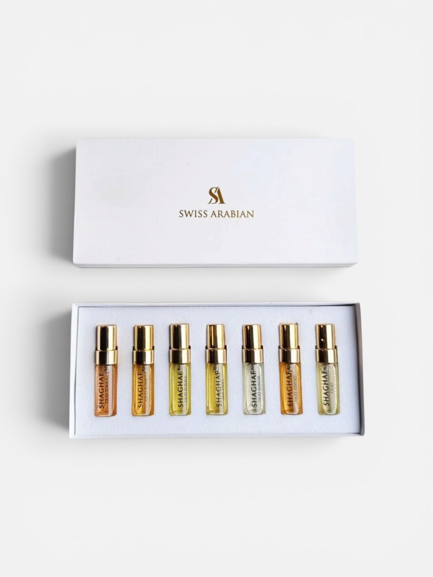 SWISS ARABIAN - Shaghaf Oud Collection Discovery Probier Set Geschenkset 7Stück