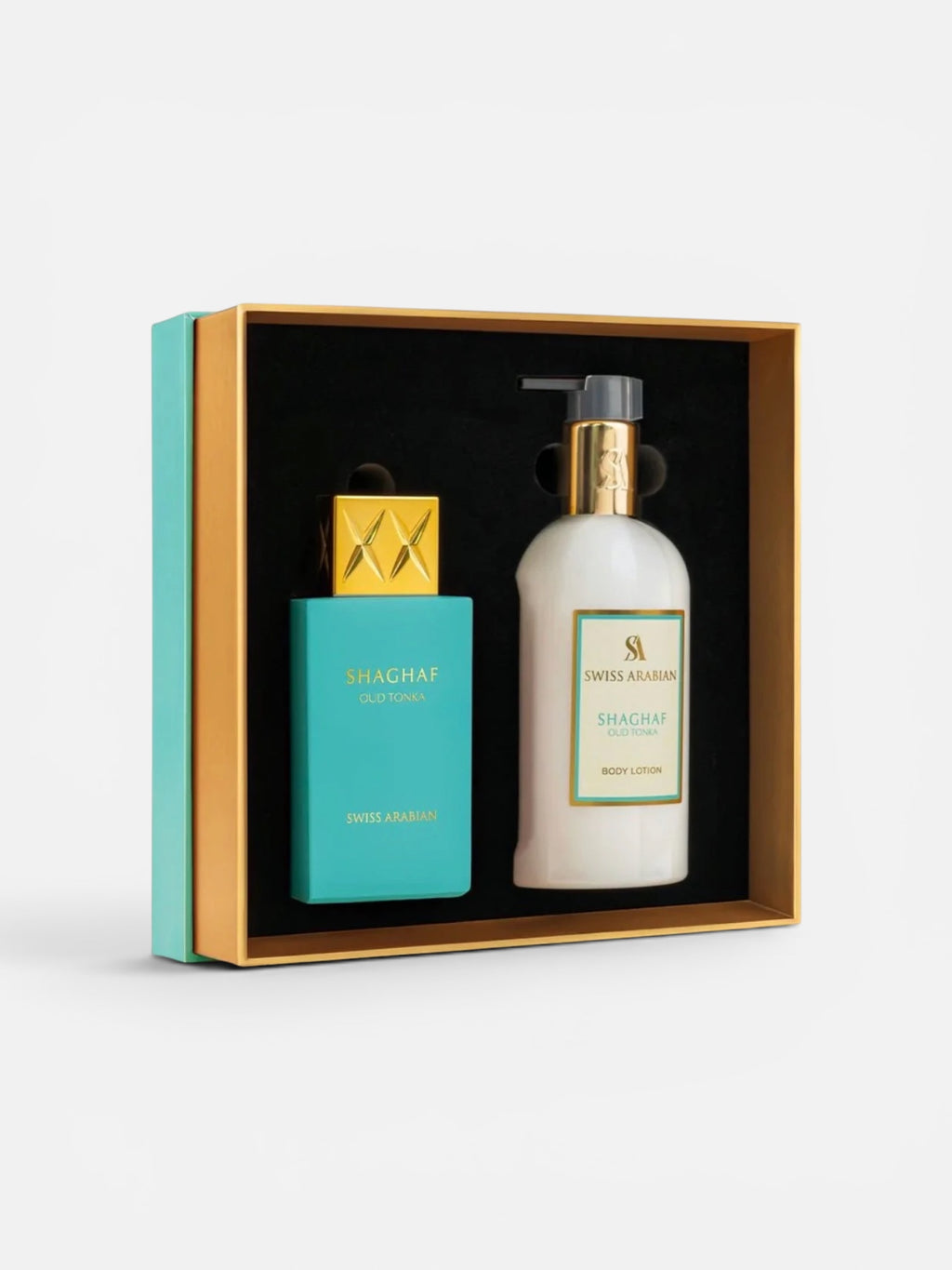 Swiss Arabian - Shaghaf Oud Tonka Eau de Parfum + Bodylotion Geschenkeset