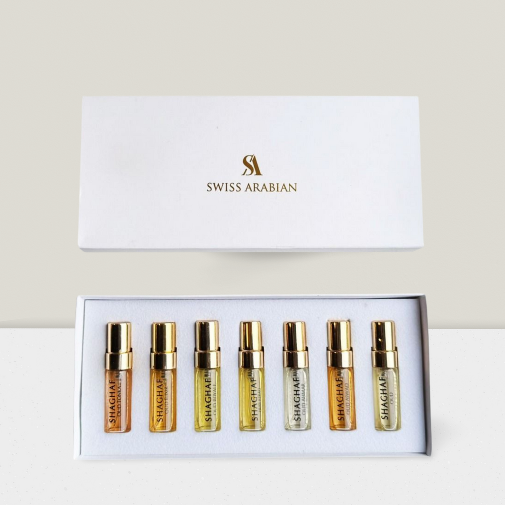 SWISS ARABIAN - Shaghaf Oud Collection Discovery Probier Set Geschenkset 7Stück