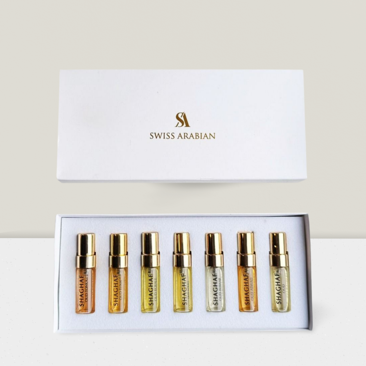 SWISS ARABIAN - Shaghaf Oud Collection Discovery Probier Set Geschenkset 7Stück